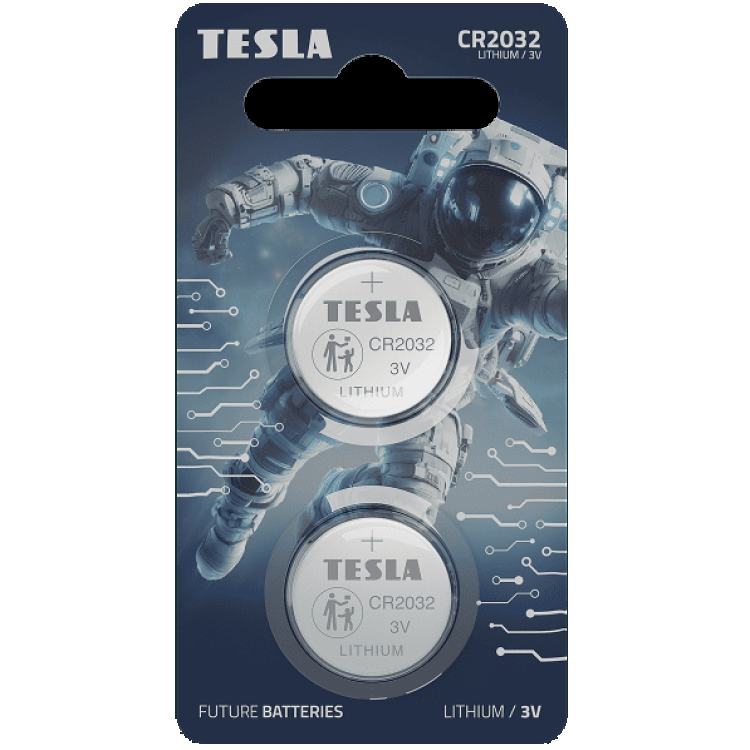 Tesla Batteries CR 2032 2 штуки