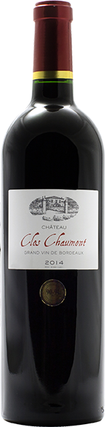 Вино Chateau Clos Chaumont Rouge, Cadillac Cotes de Bordeaux AOP 0.75 л