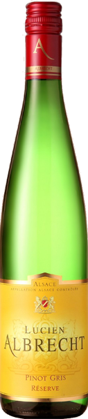 Вино Lucien Albrecht, Pinot Gris Reserve, Alsace AOC White Semi-Dry 0.75 л