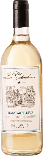Вино Les Colombieres Blanc Moelleux 0.187 л