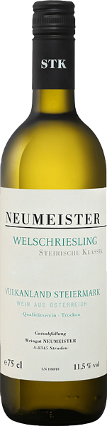 Вино Welschriesling Steirische Klassik Vulkanland Steiermark White Dry 0.75 л