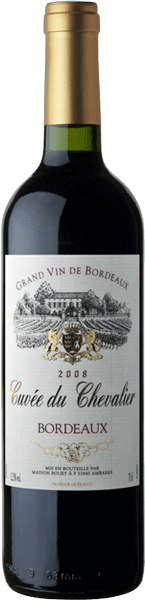 Вино Cuvee du Chevalier, Bordeaux AOC 0.75 л