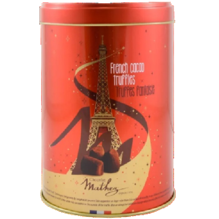 Chocolat Mathez RED STAR Metal Tin