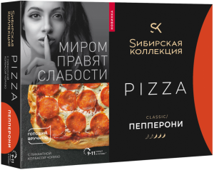 Изображение товара Пицца Сибирская Коллекция Classic Пепперони 365г