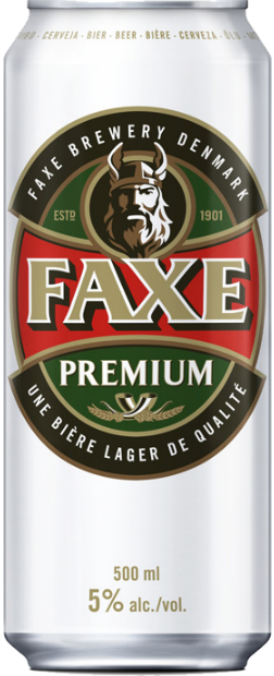 Светлое пиво Faxe Premium 0.48 л
