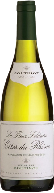 Вино Cotes du Rhone Boutinot La Fleur Solitaire Blanc White Dry 0.75 л