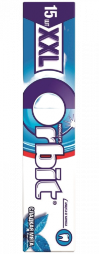 Изображение товара Orbit сладкая мята XXL жевательная резинка для свежего дыхания