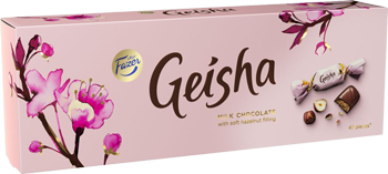 Fazer Geisha, конфеты c тертым орехом, 350г