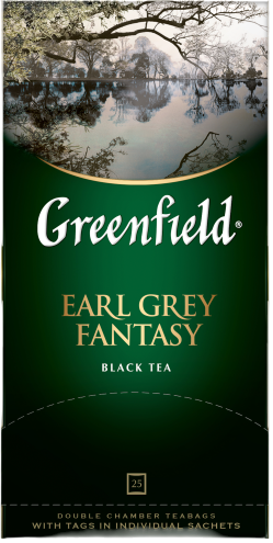 Изображение товара Чай черный Greenfield Earl Grey Fantasy 25 пакетиков
