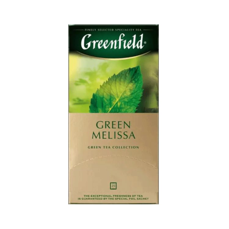 Greenfield Green Melissa tea чай зелёный greenfield green melissa 25×1 5 г