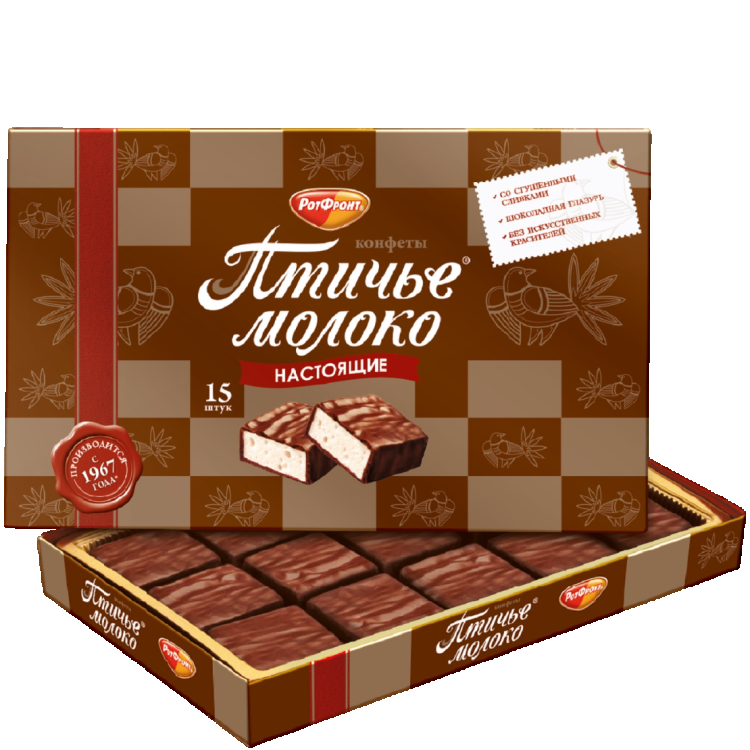 Конфеты Птичье молоко сливочно ванильные