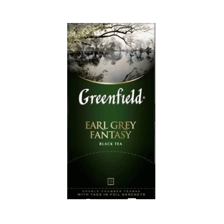 чай чёрный greenfield earl grey fantasy 100×2 г Greenfield Earl Grey Fantasy tea