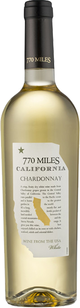 Вино 770 Miles Chardonnay 0.75 л