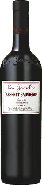 Вино Les Jamelles, Cabernet Sauvignon, Pays d'Oc IGP 0.75 л