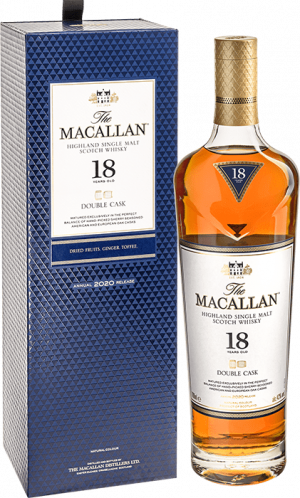 Изображение товара Виски The Macallan Double Cask 18 Years Old 0.7 л, односолодовый, гармонный вкус