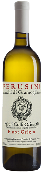Вино Perusini, Pinot Grigio DOC 0.75 л