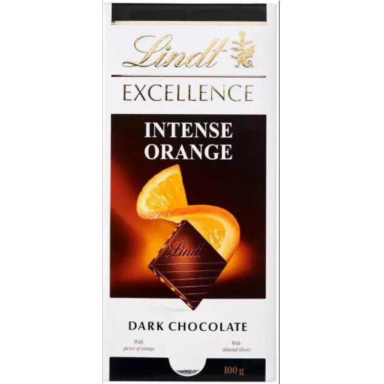 LINDT Excellence Orange Intense Chocolate