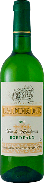 Вино Ladorier Bordeaux белое сухое 0.75 л