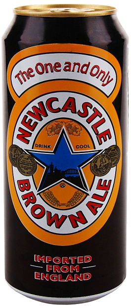 Эль Newcastle Brown Ale в банке 0.5 л