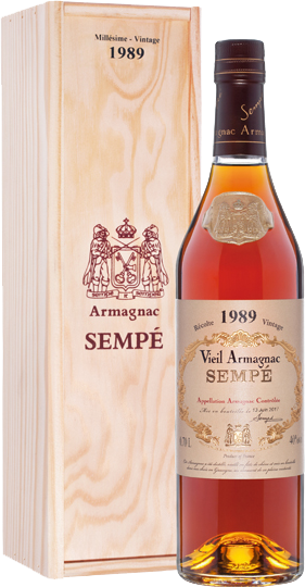 Арманьяк Sempe Vieil Vintage 1989 Armagnac AOC 0.7 л