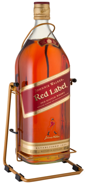 Виски Johnnie Walker Red Label 4.5 литра, на подставке "качели" 4.5 л