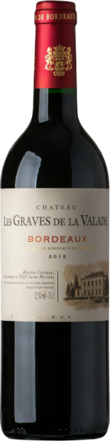 Вино Chateau Les Graves de la Valade, Bordeaux AOC 0.75 л