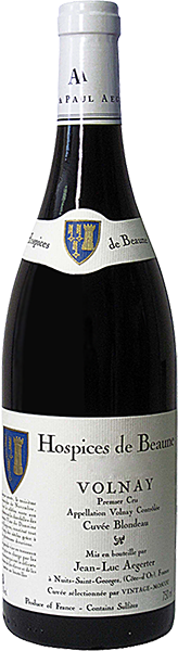Вино Aegerter Hospices de Beaune Cuvee Blondeau, Volnay Premier Cru АОС 0.75 л