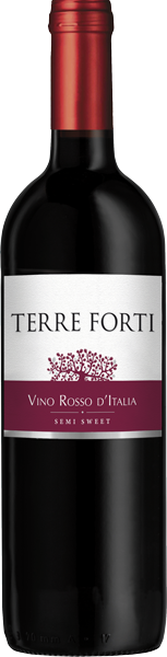 Вино Terre Forti, Rosso Semi-Sweet 0.75 л