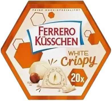 Изображение товара Ferrero Kusschen White Crispy Конфеты с хрустящей оболочкой 100 г
