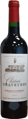 Вино Chateau Graveyres Bordeaux Superieur Red Dry 0.75 л