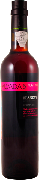 Вино Madeira Blandy's Alvada Rich 5 Years Old Red Sweet 0.75 л