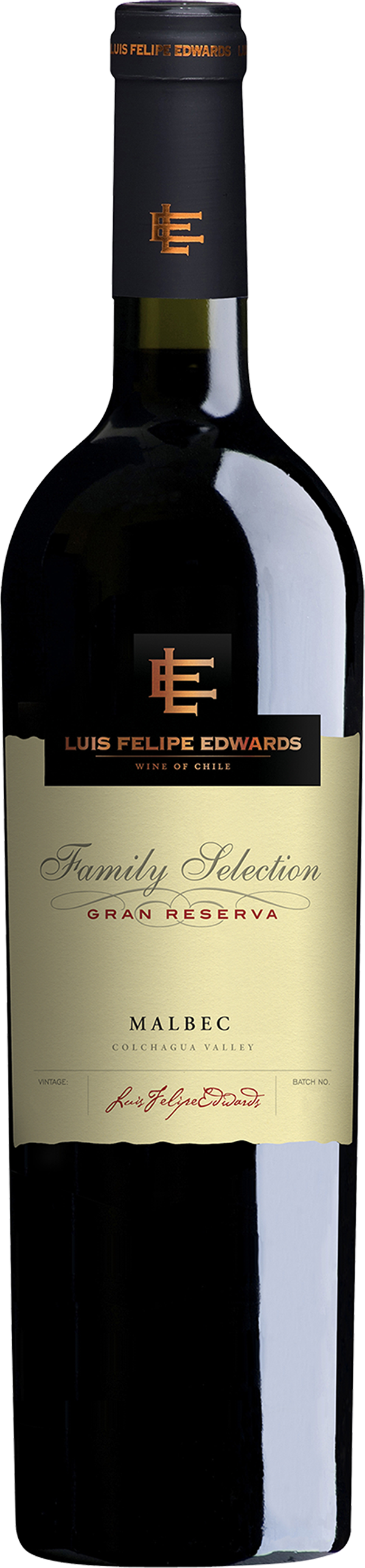 Изображение товара Красное вино Malbec Family Selection Gran Reserva из Чили 0.75 л