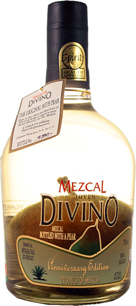 Текила Divino Mezcal Joven, with a pear 0.75 л