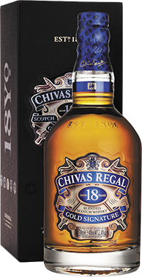 Виски Chivas Regal, 18 летней выдержки, в подарочной упаковке