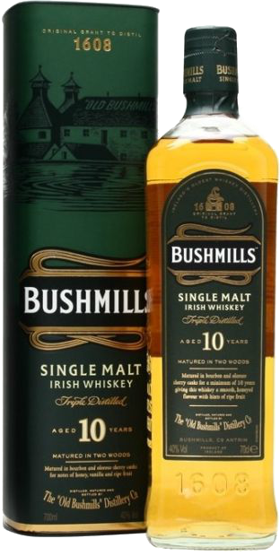 Виски Bushmills Malt, 10 летней выдержки 0.7 л