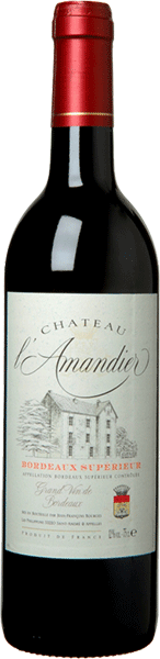 Вино Chateau d' Amandier Bordeaux Superieu 0.75 л