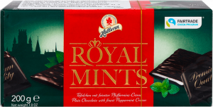 Изображение товара Шоколад Halloren Royal Mints с мятной начинкой - 100 г