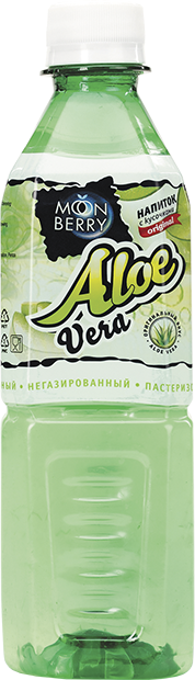 Напиток Aloe Vera безалкогольный с кусочками алоэ вера 0.5 л