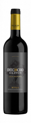 Изображение товара Вино красное сухое Diec18ocho Olivos Gran Reserva 0.75 л Испания