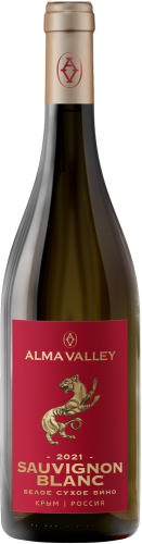 Изображение товара Вино Alma Valley Sauvignon Blanc - Белое сухое вино 0.75 л