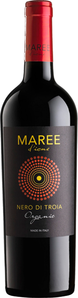 Вино Maree d'Ione Nero di Troia Organic Puglia 0.75 л красное сухое