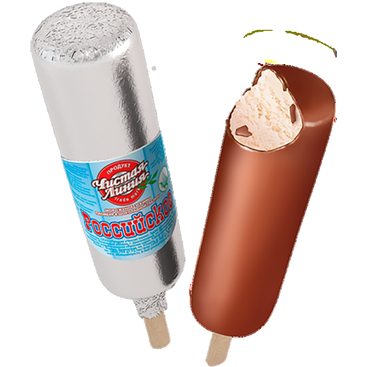 Эскимо российское пломбир ванильный в шоколадной глазури мороженое пломбир чистая линия российское ванильное в шоколадной глазури 80 г