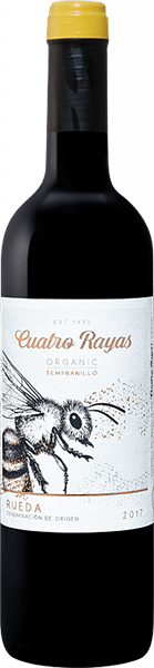Вино Cuatro Rayas, Organic Tempranillo Roble, Rueda DO 0.75 л
