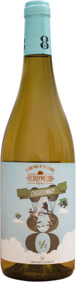 Вино Ocho y Medio, Chardonnay, 2015 0.75 л