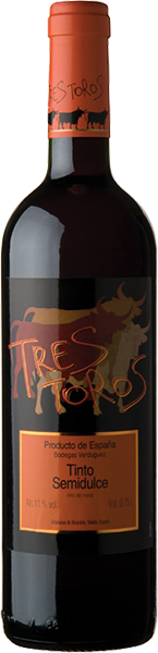 Вино Tres Toros Tinto Semidulce 0.75 л