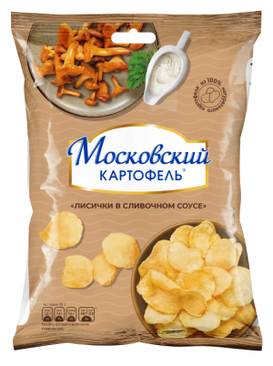 Изображение товара Картофель Московский cо вкусом лисичек в сливочном соусе