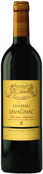 Вино Chateau de Lavagnac Bordeaux Superieur Red Dry 0.75 л