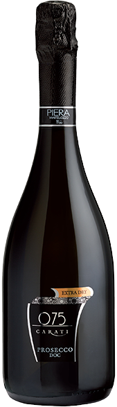 Игристое вино Piera Martellozzo, 075 Carati Extra Dry Prosecco DOC 0.75 л