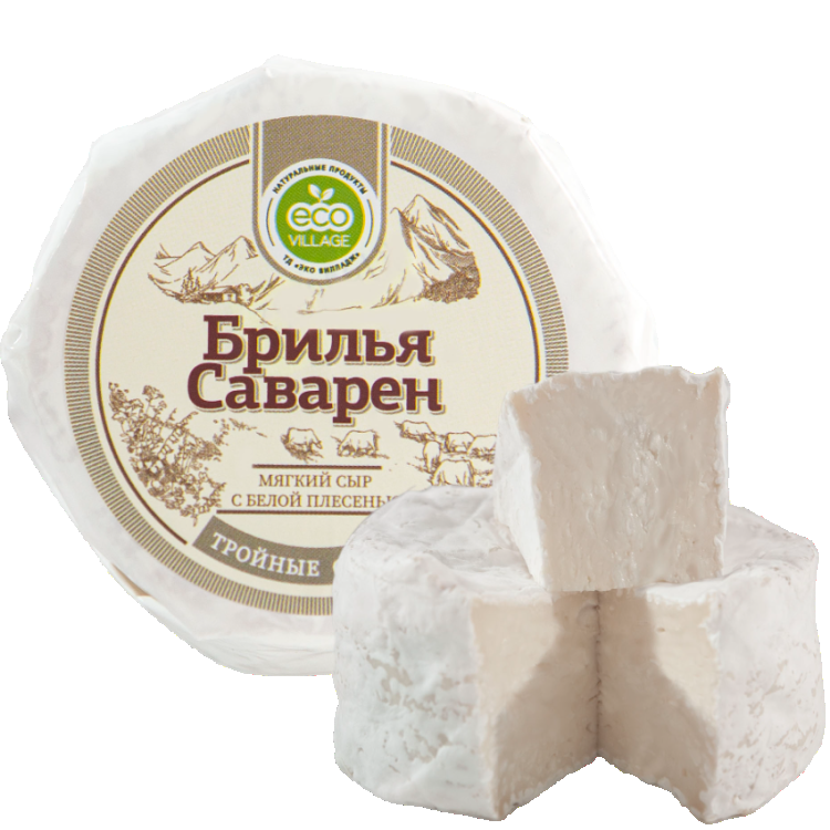 Сыр Брилья Саварен мягкий сыр с белой плесенью
