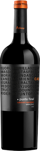 Изображение товара Вино Punto Final Cabernet Sauvignon 0.75 л, Аргентина, сухое, красное